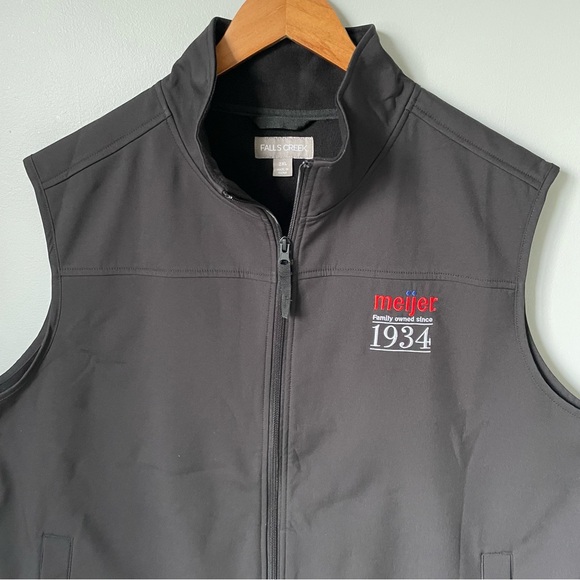 Meijer Employee Falls Creek Men's Black Thermal Vest Size 2XL - Picture 5 of 8
